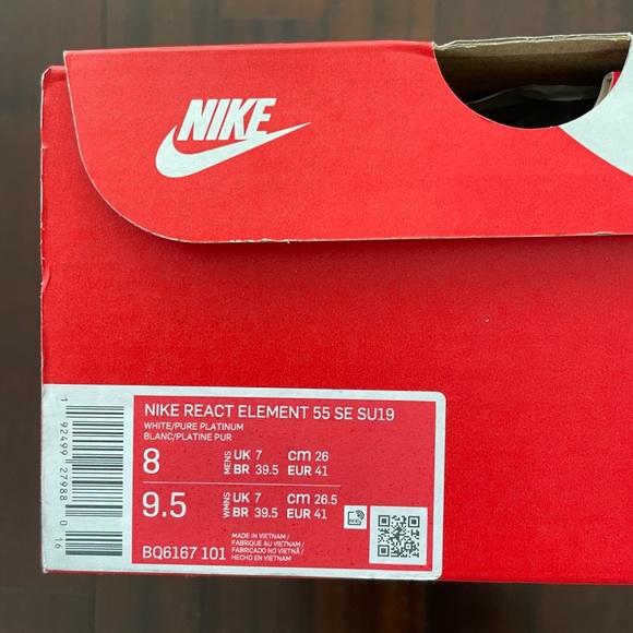 NIKE REACT ELEMENT 55 SE White - Picture 4 of 6